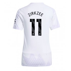 Manchester United Joshua Zirkzee #11 Borta Kläder Dam 2025-26 Kortärmad